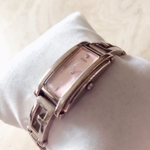 Guess Watch with Diamond - Pink and Silver - Picture 2 of 4